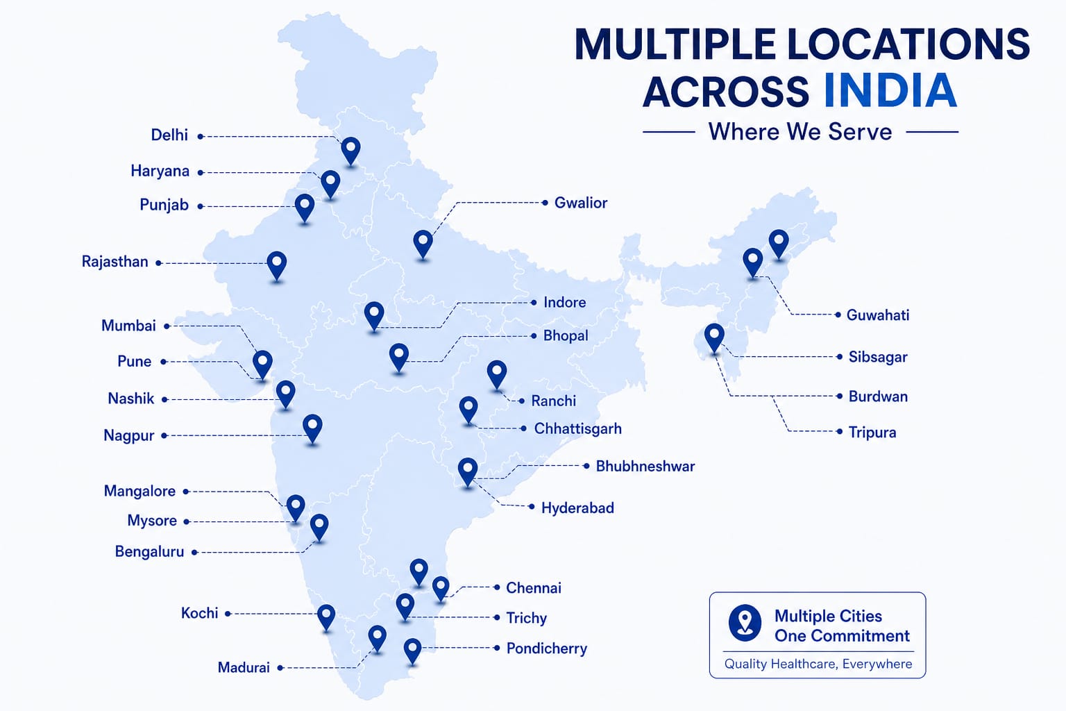 India Service Map